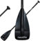 XUXIAKE SUP Paddel mit Aluminium Schaft und Nylon Klinge, Schwimmende Paddelboard-Ruder, verstellbar 170-210 cm, Schwarz