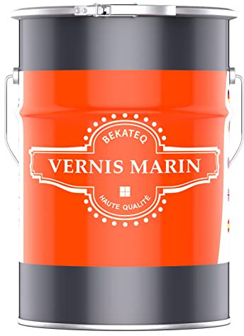 BEKATEQ LS-100 Vernis Bateau 2,5L Blanc Pur RAL9010 I Vernis Marin pour Bois intérieur & extérieur, parquet, escalier, Bateau, Yacht I Résistant aux intempéries, à l'eau Douce & à l'eau de mer