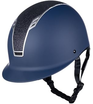 HKM Glitter Helme 9191 Schwarz/Schwarz M