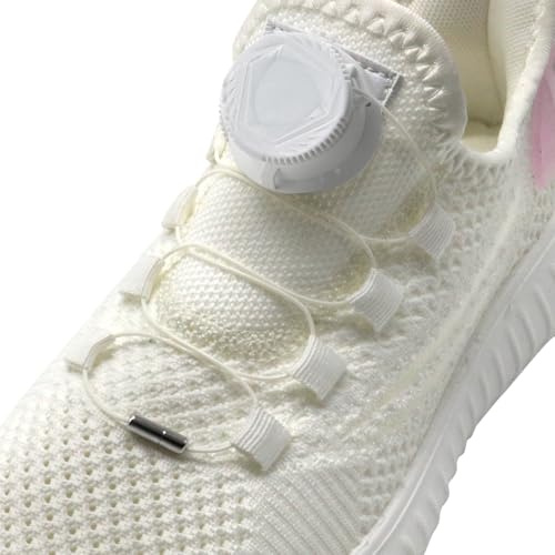 DIDALACE-Elastic No Tie Shoe Laces Lock - Hassle-free Cord Locks and End Clips for Quick and Easy Lazy Shoelaces - Ideal for Outdoor Adventures (Typical White)