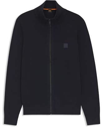 Boss Kanozip_s Chaqueta de Punto, 404Dark Blue, M Hombres