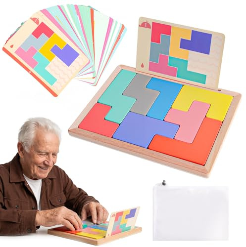 Activités Sur la Démence pour Les Personnes Âgées,Jeux de Mémoire de Couleur pour Adultes,Maladie D'Alzheimer Jeu de Correspondance des Couleurs,Cadeaux de Noël pour Les Personnes Âgées et Les Parents