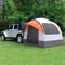 Car Tailgate Tent - Big Space 4-6 Person Outdoor Camping Rear Tent With Screen, Sun Protection, Waterproof Awning for Road Trip Essentials, Small to Midsize SUV Van
