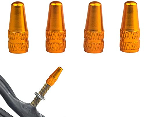 Tappo per valvola francese, 4 tappi per valvole Prestas, in lega di alluminio colorato, tappo per valvola Prestas per bicicletta, multifunzionale, in stile francese, coprivalvola per pneumatici,