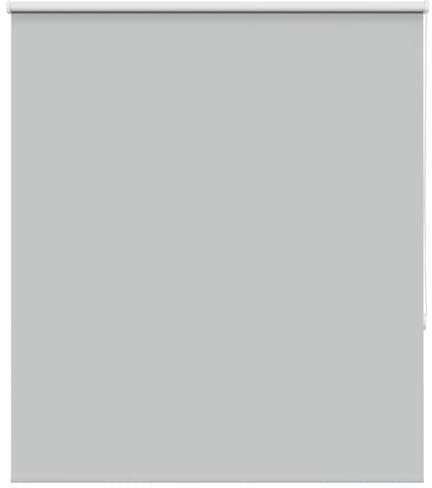 vidaXL Rullgardin mörkläggning ljusgrå 135x130 cm tyg bredd 131,6 cm