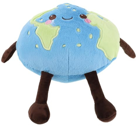 Abaodam Peluche Planète Terre Ronde en Tissu Pelucheux Doux Coussin Éducatif Scientifique pour Décoration Chambre Garçon et Filles Peluche Astronomie Spatial Anniversaire Éducatif