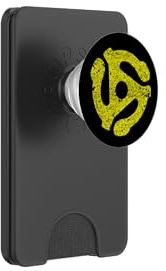Adaptateur DJ 45 TR/Min Style Vintage pour Tourne-Disque Vinyle PopSockets PopWallet pour MagSafe
