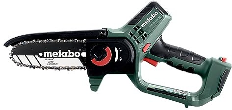 Metabo Sierra de Jardín Inalámbrica 15 cm - Motosierra Pequeña Versátil para Poda y Corte sin Batería