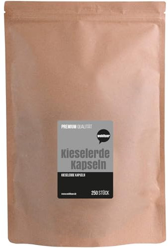 Wohltuer Kieselerde Vegane Kapseln im Ökopack 400mg + 250 St.