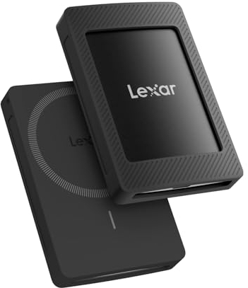 Lexar SL500M External SSD with Magnetic Set 1TB for Creator, Support ProRes 4K Video, Portable SSD USB3.2 Gen2x2, up to 2000MB/s Read, Compatible with iPhone 15 16 Series/Mac/PS5/XBOX/Laptop/PC