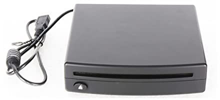 OUTFYT Reproductor De DVD PortáTil, Radio de Coche CD/DVD Dish Box Player con Transferencia de señal de alimentación USB Externa for Reproductor Multimedia de Coche,Compatibilidad Multiformato