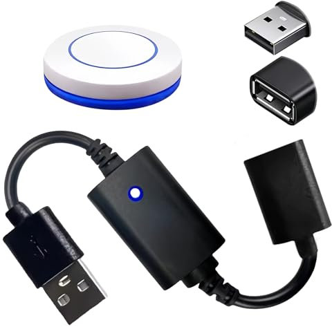 WIYETY Interruptor USB: mando a distancia USB, interruptor de control remoto, luz nocturna de 5 V, ventilador de luz LED, interruptor de control remoto inalámbrico con mando a distancia, adecuado para