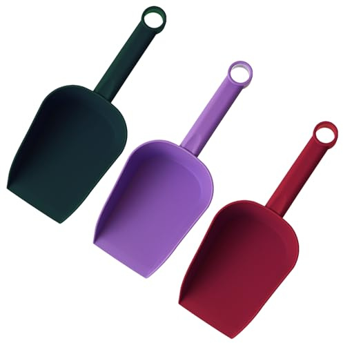pclapora 3 Pièces Pelles de Plage pour Enfants, Pelle Plage en Plastique, Pelles à Sable Enfant, Pelle Jouet, Outils de Jardinage de Neige pour Enfants, Tas de Sable, Le creusement