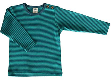 Leela Cotton unisex barn långärmad tröja, Donaublå/Lapis t-shirt, Blå donau, 50-56