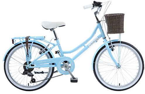 Viking Belgravia Girls Traditional Heritage 20 Wheel 6 Speed Bike Blue