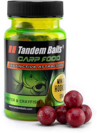 Tandem Baits Karpfen Futter Angelfutter Hakenköder Carp Food Mini Oil Hookers 12 mm 50 g Hummer Und Krebs