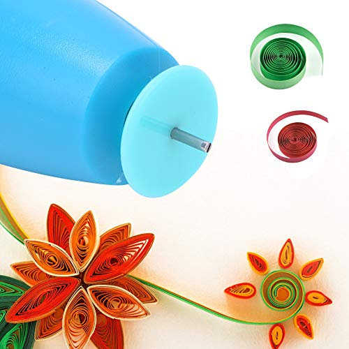 Qcwwy Elektrischer Quilling-Stift, Papierhandwerk, Quilling-Werkzeug, Wechseln Sie Frei die Feder, die Arbeitssparende Papier-Quilling-Winde für DIY-Papierrollen-Handwerk