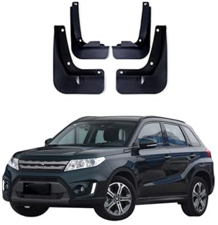Auto Paraspruzzi Anteriori e Posteriori Guardie Splash Parafango per Suzuki Vitara 2016-2025 Dedicato Flap Parafanghi Protezione Set Modellati Car Accessori,Send 1 Car Wash Towel