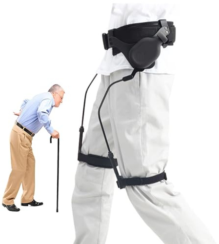 CraftNestUK Exoesqueleto Power - Ayuda para caminar, reduce el esfuerzo en un 30 %, soporte de movilidad fácil de llevar para adultos y ancianos, ayuda de exoesqueleto para caminar, entrenador de