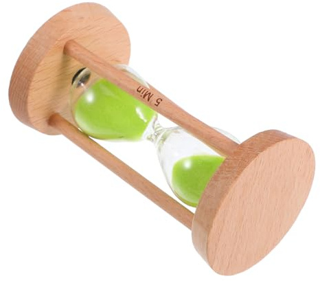 SMASOLO Temporizador De Reloj De Arena De para Aulas Cocinas Herramienta De Temporizador De Reloj De Arena De Madera para Cocina