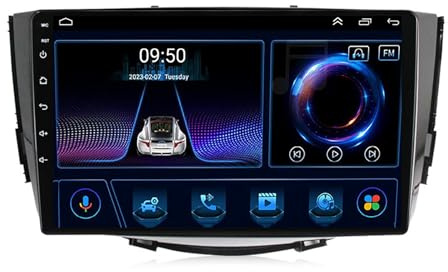 Autoradio da 9 pollici Android 12 per Lifan X60 (2011-2015) - IPS Touch Screen, CarPlay e Android Auto, Bluetooth 5.0, navigazione GPS, HiFi DAB, FM/AM, telecamera di backup, controllo del volante