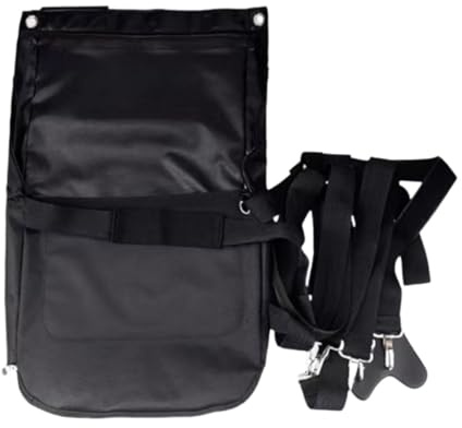 YEJBBUC Pony - Bolsa para recoger excrementos de granjas, establos, bolsa de estiércol equino, bolsa de estiércol para pañales de caballo, 42 x 38 cm, color negro, 42 x 38 cm