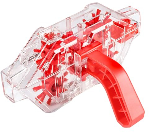 Dispositivo de limpieza de cadena de 2,83 x 1,18 pulgadas, lavadoras de | cadena de ciclo, resistentes a los cepillos de engranajes, dispositivo de mantenimiento transparente, herramienta para lavado