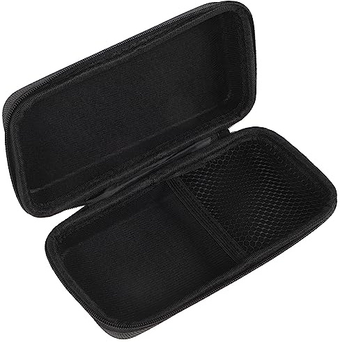 Exceart Microphone Bag Shockproof Microphone Storage Box Protective Microphone Case Small Organizer Pouch for Pnecil Cosmetic Toiletry(Black)