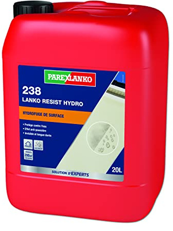 PAREXLANKO 238 LANKO RESIST HYDRO, protezione antimacchia, impermeabilizzante a lunga durata e invisibile per tetti, facciate e terrazze. 20L, circa 100 m².