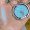 KARLOR Highlighter - Palette di ombretti metallizzati, per palpebre, effetto sfumato, lucido, per viso, splendente e luccicante (02 # blu)