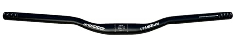 UPANBIKE Mountain Bike Road Bicycle Aluminium Alloy Handlebar 31.8mm 620mm Riser Bar,Black
