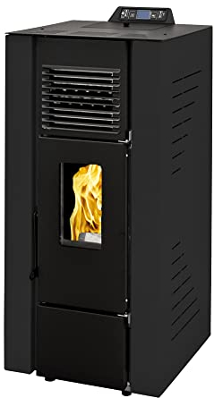 Poêle à granulés étanche Anita 12 kW Noir Sannover