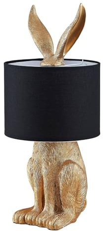 Lindby Tischlampe Lorentina (Design, Modern) in Schwarz aus Textil (1 flammig E27) - Tischleuchte Schreibtischlampe Nachttischlampe Wohnzimmerleuchte