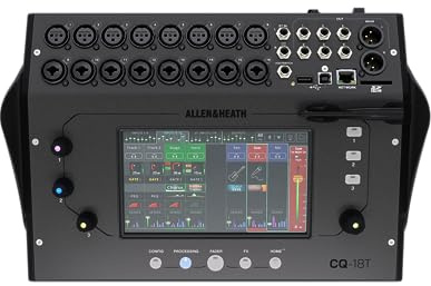 Allen & Heath CQ-18T Digital Mixer with 7 Touchscreen WiFi and Bluetooth Connectivity