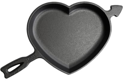 Lodge Seasoned Cast Iron Heart Skillet