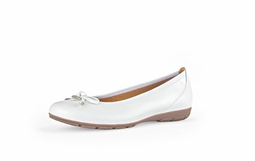 Gabor Ballerines classiques pour femme, Blanc 21, 38 EU