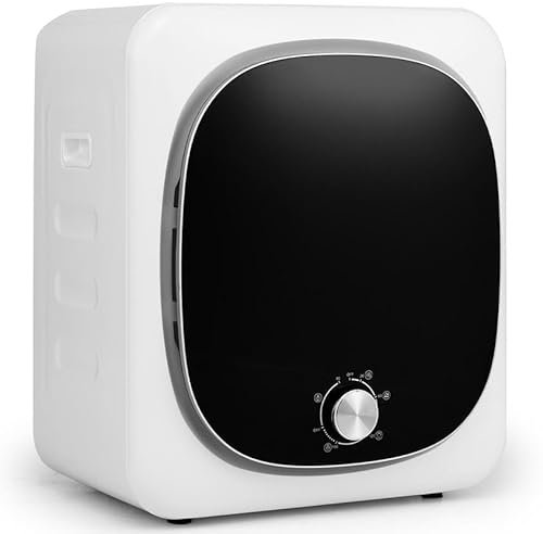 TANGZON 4KG Vented Tumble Dryer, Compact Vented Dryers with 5 Modes & 180mins Timer, Countertop/Wall Mounted Portable Small Clothes Dryer Machine for Home Apartment Dorm RVs, 800W