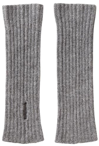 United Colors of Benetton Manguitos de punto 1244DG00H calentador brazo, gris, OS Mujer, gris, Talla única