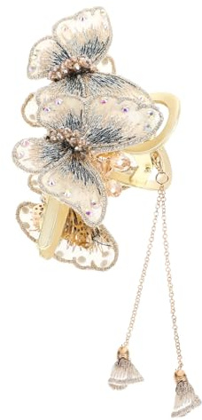 DECORNIJIA Pinza De Pelo De Pinza De De Doble De Material De Accesorio De Para Niña Para Celebraciones