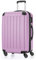 HAUPTSTADTKOFFER - SPREE - Hartschalen-Koffer Trolley Rollkoffer Reisekoffer, 4 Doppel-Rollen, 65 cm, 74 L, Flieder