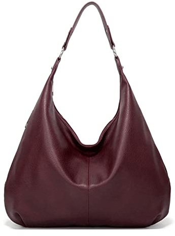 Bolsos de mano con cremallera de piel sintética suave Ashioup para mujer, Talla única