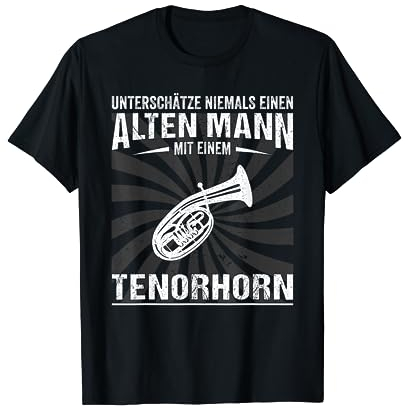 Tenorhorn Musiker - Blasinstrument Instrument Tenor Mann T-Shirt