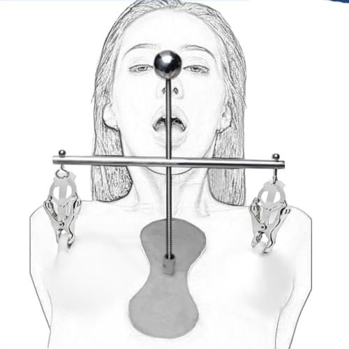 Sexspielzeug für Paare Extrem Sex Bondage Fesseln Sex Nippelklemmen Brustwarzen Sex Nipple Clamps Set with Holder Erotic SM BDSM Sex Toys