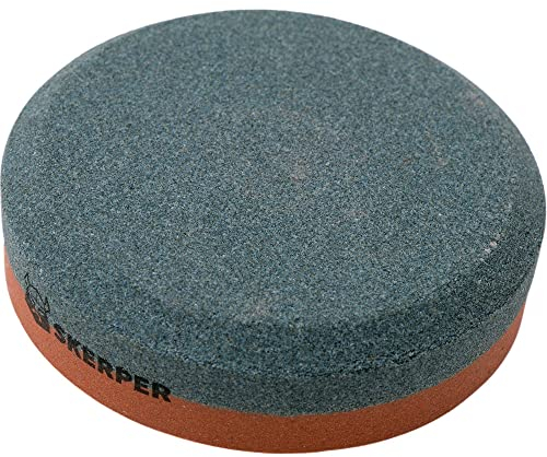 Skerper Axe Sharpener 160/600, SO002, Piedra de Afilar para Herramientas Grandes, como Hachas, Machetes, Cuchillas de Cortacésped, etc.