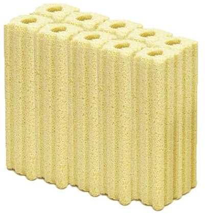 zalati Long Large Aquarium Filter Media 10pcs Water Filter Ceramic Bio Media Blocks for Fish Water Tank and Sump Pond - 3.7 inch