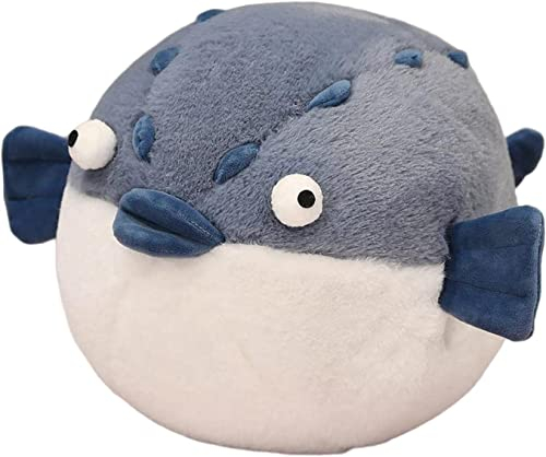 Kuscheliges Pummeliges Kugelfisch Plüsch, Weiches Kugelfisch Plüsch für Sofa, Lustige Plüschtiere für Jungen und Mädchen, Weihnacht- und Geburtstagsgeschenke (50cm)