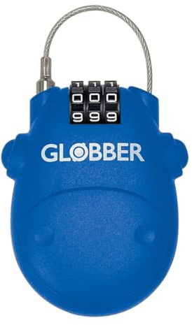 GLOBBER Lock Padlock Security Clasp 532-100 Verrouillage de sécurité, Sport, Bleu (Bleu), Taille unique