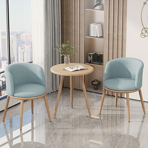 Besprechungstisch-Verhandlungstisch-Stühle-Set, Verhandlungstisch-Sets for kleine Konferenzräume, Couchtisch- und Stuhl-Set for Familienwohnung, Balkon, Schlafzimmer, Hotelrezeption, Tagungsraum ( Col