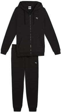 PUMA Unisex Hooded Sweat Suit TR Gestrickte Anzüge, PUMA Black,