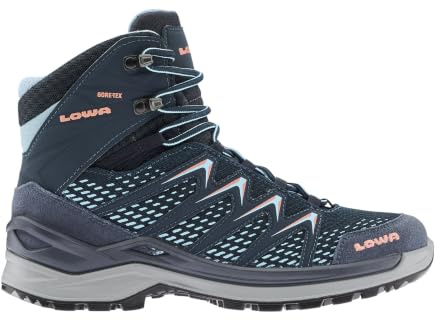 LOWA Stövlar medium Innox PRO GTX MID Ws, Stålblå lax, 40.5 EU